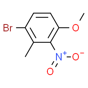 1-溴-4-甲氧基-2-甲基-3-硝基苯