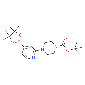 4-[4-(4,4,5,5-四甲基-[1,3,2]二氧硼烷)-吡啶]-哌嗪-1-羧酸叔丁酯